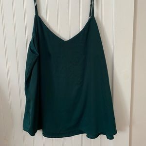 Torrid Flowy Teal Dressy Tank